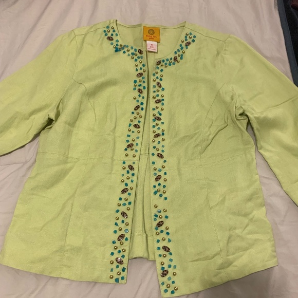 Ruby Rd. Linen suit - Picture 1 of 7